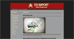 Desktop Screenshot of ds-import.de