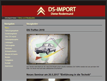 Tablet Screenshot of ds-import.de